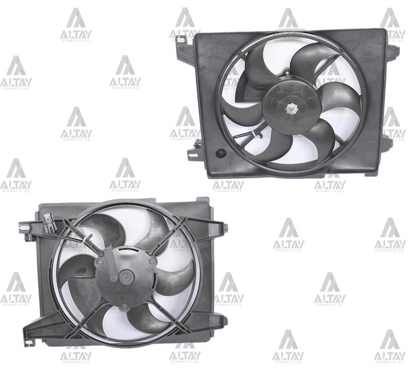 Hyundai Elantra Radyatör Fan ve Motoru 2001-2007 Hyundai Elantra Radyatör Fan ve Motoru 2001-2007
